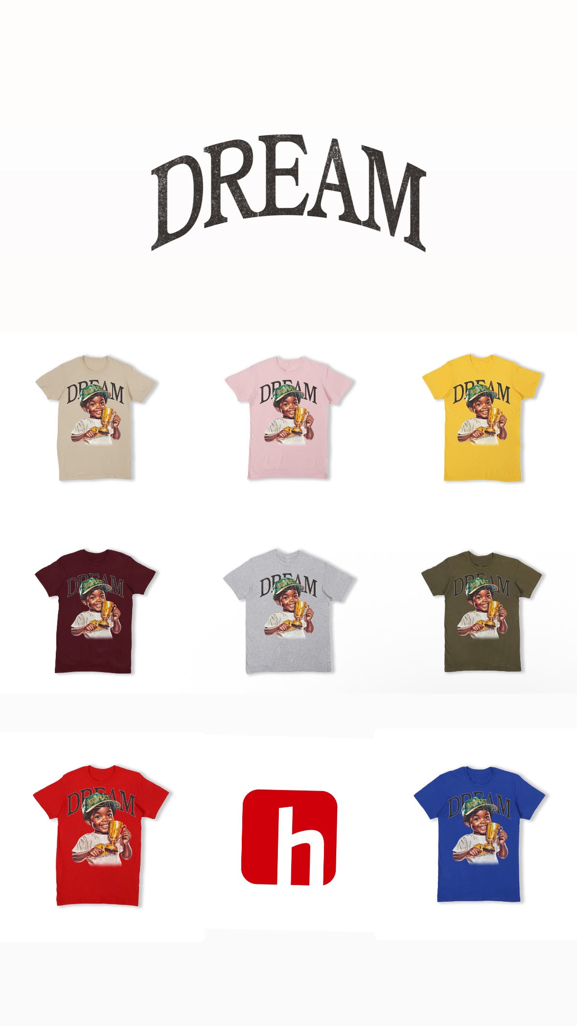 Dream Tee Multi-Color Collection
